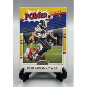 ROB GRONKOWSKI - 2021 Panini NFL Contenders Football Power Players Insert PP-RGR